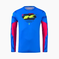 KENNY RACING СОРОЧКА CROSS/ENDURO FORCE SPIRAL BLUE КОЛІР NIEBIESKI/ZOLTY FLUO/CZERWONY РОЗМІР XL