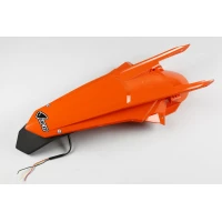 UFO КРИЛО ЗАД KTM EXC 125/150/250/300, EXC-F 250/350/450/500 '17-19, КОЛІР КОЛІР ПОМАРАНЧ ( ENDURO Z ПЛАФОН СВІТОДІОД  СВІТОДІОД  LED )