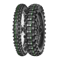 MITAS ШИНА 110/100-18 TERRA FORCE-EX MH СУПЕР SOFT 64M (ПОДВІЙНИЙ ЗЕЛЕНИЙ РЕМІНЬ) TT ЗАД DOT 49/2023 (460107) (ZAMIENNIK:70000223)