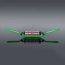 RENTHAL КЕРМО 7/8 ЦІЛИЙ (22MM) MX РУЧКИ GREEN RC PADDED КОЛІР ЗЕЛЕНИЙ Z GABKA