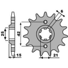 ПЕРЕДНЯ ЗІРКА PBR CHT 294 16 18NC (LANC. 530)