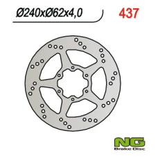 NG ДИСК ТОРМОЗНИЙ ПЕРІД HONDA CRM 125 90-99 (240X62X4) (6X10,5MM)