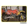 TECNOSEL (BLACKBIRD) КОМПЛЕКТ НАЛІПОК (OKLEIN) + ПОКРИВКА\/ПОКРИВКА NA СИДІННЯ SUZUKI RM 125\/250 '99-'00, REPLICA TEAM SUZUKI '99 - зображення 3