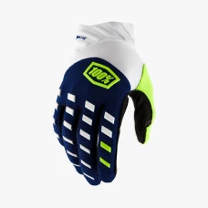100 ПРОЦЕНТ РУКАВИЦІ CROSS/ENDURO AIRMATIC NAVY/WHITE КОЛІР NIEBIESKI/BIALY РОЗМІР S