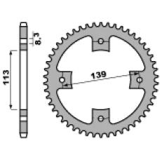 ЗАДНЯ ЗІРКА PBR 4509 40 C45 SUZUKI LTZ 400 (09-) (JTR1760.40) (LANC. 520)