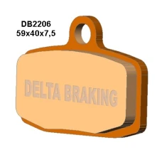 DELTA BRAKING КОЛОДКИ ДИСКОВІ ТОРМОЗНІ KH612 KTM SX85 `12-20 ПЕРІД - ZASTEPUJA DB2206MX-D І DB2206QD-D