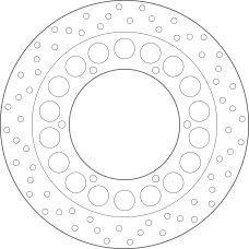 GOLDFREN BRAKEDISC YD298 HD150 ID132 T5