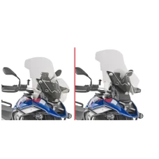 KAPPA 2024/03 СТІКЛО BMW R 1300 GS '24, (65 X 54 CM) PRZEZROCZYSTA ( DO MODELI БЕЗ РАДАРУ)
