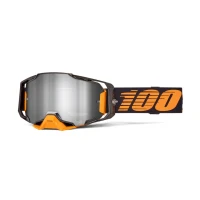 100 % ОКУЛЯРИ МОДЕЛЬ ARMEGA HIPER ACOSTA - MIRROR SILVER LENS - КОЛІР SZARY/ZOLTY СКЛО СРІБНЕ ЗЕРКАЛО