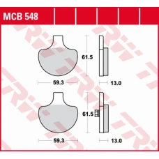 TRW LUCAS ZF КОЛОДКИ ДИСКОВІ ТОРМОЗНІ KH094 ORGANIC HARLEY-DAVIDSON 883/1000/1100/1200/1340/1450/1584/1800 '85-'09 ПЕРІД
