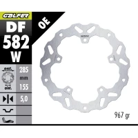 GALFER ДИСК ТОРМОЗНИЙ ПЕРІД KTM 390 ENDURO R '25- (WAVE FIXED) (320X175X5MM)