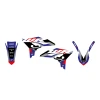 BLACKBIRD КОМПЛЕКТ НАЛІПОК (OKLEIN) YAMAHA WR 450F '12-'15 DREAM 5 КОЛІР СИНІЙ ЧОРНИЙ - зображення 2