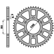 ЗАДНЯ ЗІРКА PBR 4338 56 C45 HONDA CRE 50 (95-01) (LANC. 428)