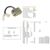 DZE РЕГУЛЯТОР НАПРУГИ SUZUKI GN125 91-97, GZ250 99-10, ARCTIC CAT 250\/300 98-02 (ESR142) (32800-29B00) - зображення 1