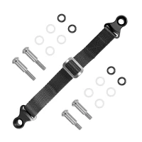 BIKETEC ПАС (ПАСEK) TEKSTYLNY DO WYCIAGANIA МОТОЦИКЛА DO MOTOCYKLI JAPONSKICH 2 КОМПЛЕКТИ БОЛТІВ DLUZSZE I KROTSZE 350MM X 2,5MM X 25MM КОЛІР CZARNY/CZARNY