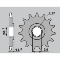 ПЕРЕДНЯ ЗІРКА JR CHT 2077 17
