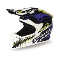 PROGRIP 2024/01 ШОЛОМ DZIECIECY PG3009 JUNIOR/KID КОЛІР BIALY/NIEBIESKI/ZOLTY FLUO РОЗМІР L (3009-361)