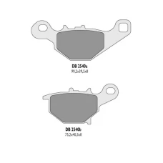 DELTA BRAKING КОЛОДКИ ДИСКОВІ ТОРМОЗНІ KH401 SUZUKI RM 85 ЗАД - ЗАМІНЮЄ DB2540MX-D І DB2540QD-D