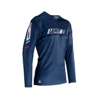 LEATT (НОВИНКА 2024) СОРОЧКА ROWEROWA MTB ENDURO 4.0 JERSEY DENIM КОЛІР GRANATOWY РОЗМІР XXL