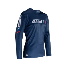 LEATT (НОВИНКА 2024) СОРОЧКА ROWEROWA MTB ENDURO 4.0 JERSEY DENIM КОЛІР GRANATOWY РОЗМІР L