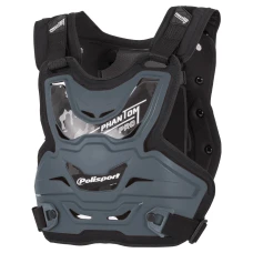 POLISPORT CHEST ПРОТЕКТОР PHANTOM PRO NARDO GREY/BLACK FIM (10)