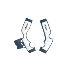 RACETECH (RTECH) 2025/12 КРИШКИ РАМИ (КОМПЛЕКТ) BI-MATERIAL СУПЕР GRIP HUSQVARNA TC 65 '17-'24 КОЛІР СИНІЙ / БІЛИЙ