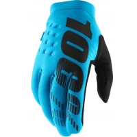 100 ПРОЦЕНТ РУКАВИЦІ CROSS/ENDURO BRISKER TURQUOISE КОЛІР TURKUSOWY РОЗМІР L