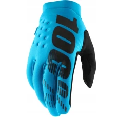 100 ПРОЦЕНТ РУКАВИЦІ CROSS/ENDURO BRISKER TURQUOISE КОЛІР TURKUSOWY РОЗМІР L