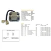DZE РЕГУЛЯТОР НАПРУГИ SUZUKI DR350 SE 95-99, LS650 96-11, SV650 98-01 (32800-24B01) (ESR123) (35A) - зображення 1