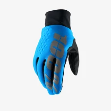 100 ПРОЦЕНТ (2021) РУКАВИЦІ CROSS/ENDURO МОДЕЛЬ HYDROMATIC BRISKER BLUE (ВОДОСТІЙКИЙ) КОЛІР СИНІЙ РОЗМІР XL STARY КОД 10010-002-13