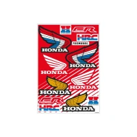 TECNOSEL (BLACKBIRD) КОМПЛЕКТ НАЛІПОК (OKLEIN) REKLAMOWYCH, ЛОГОТИП HONDA VINTAGE