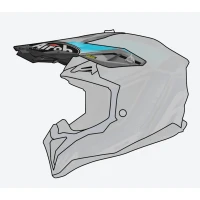 AIROH AVIATOR 3 PEAK LEAGUE СИНЯ БЛИСК