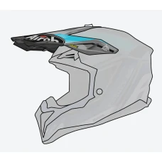 AIROH AVIATOR 3 PEAK LEAGUE СИНЯ БЛИСК