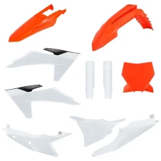 POLISPORT КОМПЛЕКТ ПЛАСТІКОВ (ПОВНИЙ KIT) KTM SX/SX-F/XC/XC-F '24-'25 W КОМПЛЕКТІ TABLICA ПЕРІД (8672000001) I КРИШКИ АМОТРТИЗАТОРІВ (8352500001) КОЛІР КОЛІР ПОМАРАНЧ OEM