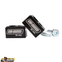 FM-PARTS PODWYZSZENIE КЕРМА 25MM KTM; HUSQVARNA, GAS GAS КОЛІР ЧОРНИЙ