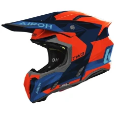 AIROH ШОЛОМ CROSS / ENDURO / ATV / QUAD TWIST 3 FANCY BLUE ПОМАРАНЧЕВИЙ КОЛІР КОЛІР CZARNY/POMARANCZOWY/NIEBIESKI РОЗМІР L