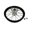 REX WHEELS КОМПЛЕКТНИЙ КОЛЕСО ЗАД REX 18 ЦІЛІ 18 X 2,15 ЧОРНА ДИСК \/ СРІБНА СТУПИЦЯ \/ СРІБНЕ СПИЦІ \/ СРІБНЕ NYPLE (OS 22 MM)  DO KTM SX \/ SXF '23-'26 , EXC \/ EXCF '24-'26  , HUSQVARNA TC \/ FC '23-'26 , FE \/ TE '24-'26 , GAS GAS EC \/ MC 3X ПІДШИПНИК - зображення 2