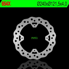 NG ДИСК ТОРМОЗНИЙ ЗАД HONDA CR 125/250 '02-07, CRF 250/450R '04-'21 (240X121,5X4) WAVE
