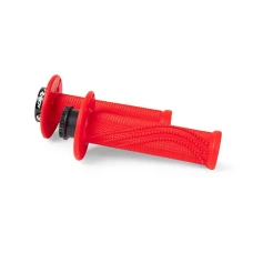 RACETECH ПЕРЕМИКАЧІ R20 LOCK-ON (22+25MM) КОЛІР ЧЕРВОНИЙ NEON + 3 АДАПТЕРИ ROLGAZU DO MOTOCYKLI BETA
