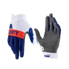 LEATT (НОВИНКА 2023) РУКАВИЦІ MOTO 1.5 GRIPR GLOVE ROYAL КОЛІР GRANATOWY/BIALY/CZERWONY РОЗМІР M