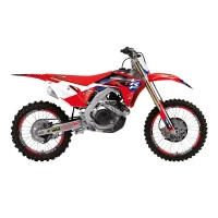 BLACKBIRD КОМПЛЕКТ НАЛІПОК (OKLEIN) HONDA CRF 250R '18-'21, CRF 450R '17-'21, CRF 450X '17-'24 DREAM 5 КОЛІР ЧЕРВОНИЙ ЧОРНИЙ