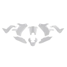 RACETECH (RTECH) 2023/12 КОМПЛЕКТ ПЛАСТІКОВ (БЕЗ ПЕРІД КРИЛА) T7 REVOLUTION YAMAHA TENERE 700 '19-'24 КОЛІР БІЛИЙ