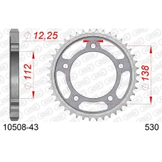AFAM 2026/04 ШЕСТЕРНЯ ЗАД 408 43 HONDA CBR 600F '91-'96, CBF 1000 '06-'10 (SC58) (JTR302.43) (LANC. 530)