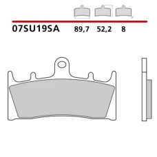 BREMBO 2026/03 КОЛОДКИ ДИСКОВІ ТОРМОЗНІ KH188 SINTER SA (SPIEK METALICZNY) ПЕРІД (ECE R90)
