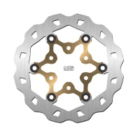 NG ДИСК ТОРМОЗНИЙ ПЕРІД CPI/HONDA/MBK/TGB/YAMAHA (220X58X2,5) (3X10,5MM) WAVE PLYWAJACA ЗОЛОТИЙ МАТЕРІАЛ