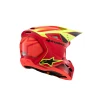 ALPINESTARS ШОЛОМ SM3 YOUTH FRAY RED\/YELLOW FLUO\/BLACK YL 52-53CM - зображення 5