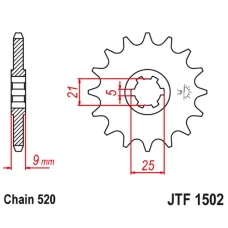 JT ЗІРОЧКА ПЕРІД 569 13 KAWASAKI KXT 250 '87' (56913JT) (LANC. 520)