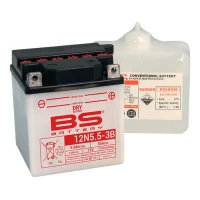 BS АКУМУЛЯТОР 12N5.5A-3B 12V 5,5AH 103X90X114 OBSLUGOWY - ELEKTROLIT OSOBNO (55A) (6) UE2019/1148