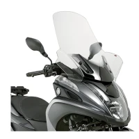 KAPPA СТІКЛО YAMAHA TRICITY 125-155 (14-19), MBK TRYPTIK 125 (14-17) 74 X 63 PRZEZROCZYSTA - POTRZEBNE КРІПЛЕННЯ D2120KITK - SKAZA, DROBNE ЦАРАПИН NA SZYBIE