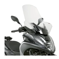 KAPPA СТІКЛО YAMAHA TRICITY 125-155 (14-19), MBK TRYPTIK 125 (14-17) 74 X 63 PRZEZROCZYSTA - POTRZEBNE КРІПЛЕННЯ D2120KITK - SKAZA, DROBNE ЦАРАПИН NA SZYBIE